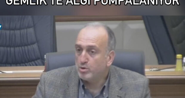 DURDU’DAN MKS ÇIKIŞI ‘’GEMLİK’TE ALGI POMPALANIYOR’’