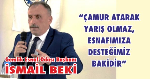 ismail beki çamur atarak yarış olmaz